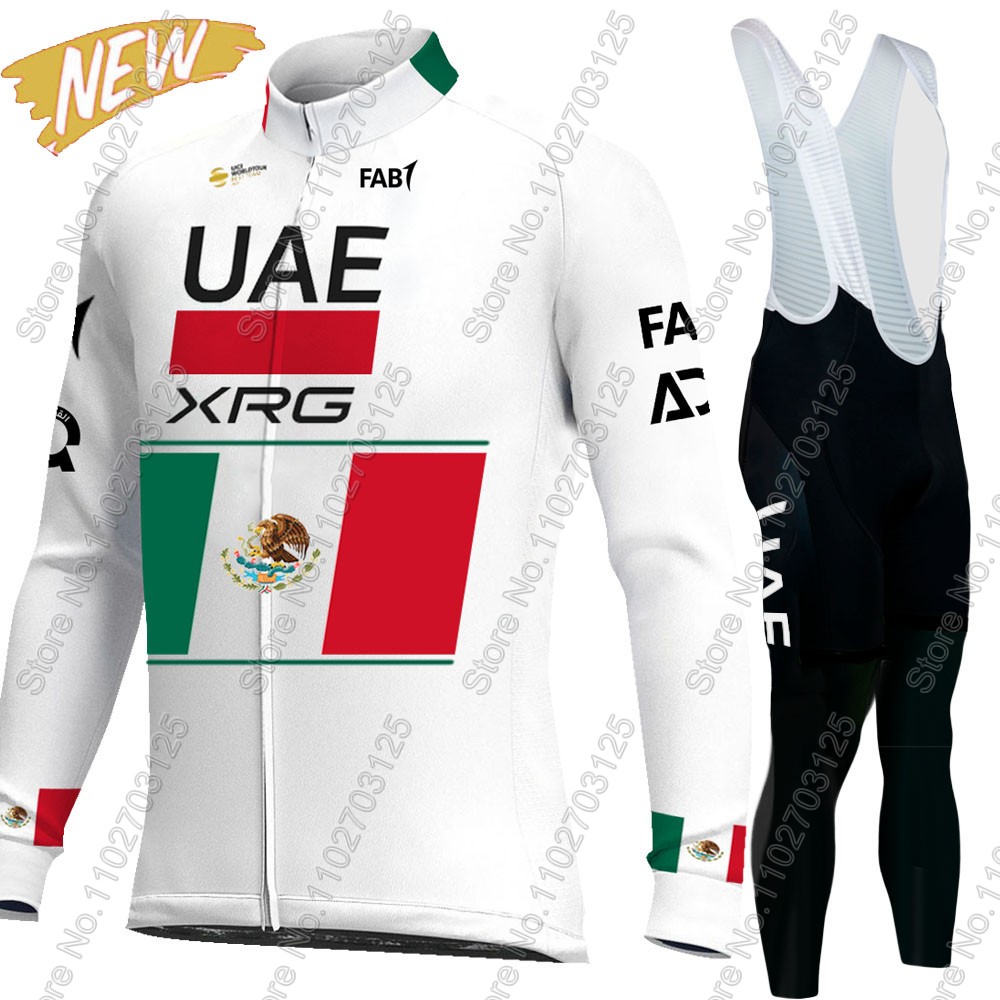 Cycling Bib Shorts - Zestaw kolarski UAE Team 2026 Meksyk