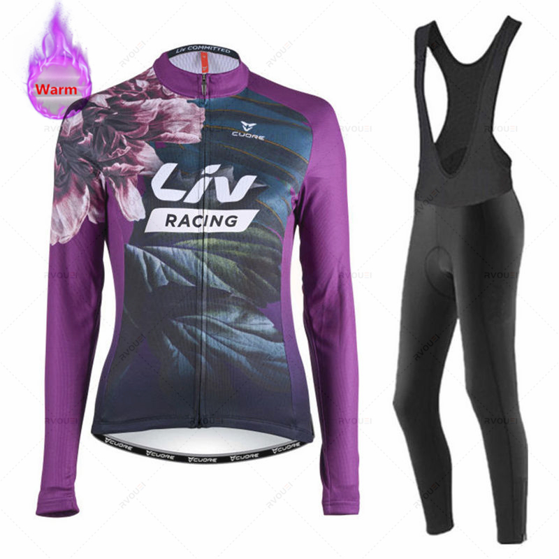 Cycling Gear Brands - Liv damski zimowy zestaw Bicicleta Outdoor