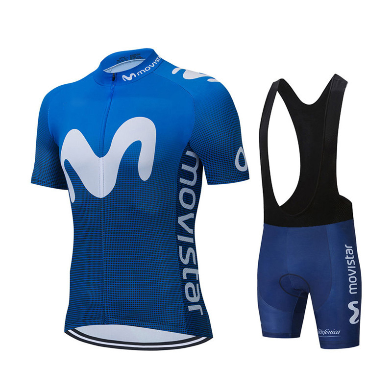 Cycling Gear Brands - Nowe letnie zestawy koszulek kolarskich Movistar